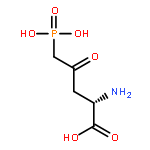 L-Norvaline, 4-oxo-5-phosphono-