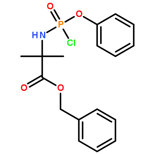 Alanine, N-(chlorophenoxyphosphinyl)-2-methyl-, phenylmethyl ester