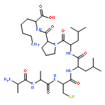 L-Lysine, L-alanyl-L-alanyl-L-cysteinyl-L-leucyl-L-leucyl-L-prolyl-