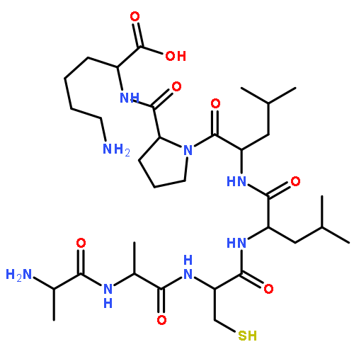 L-Lysine, L-alanyl-L-alanyl-L-cysteinyl-L-leucyl-L-leucyl-L-prolyl-