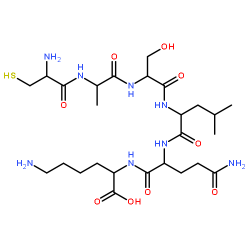 L-Lysine, L-cysteinyl-L-alanyl-L-seryl-L-leucyl-L-glutaminyl-