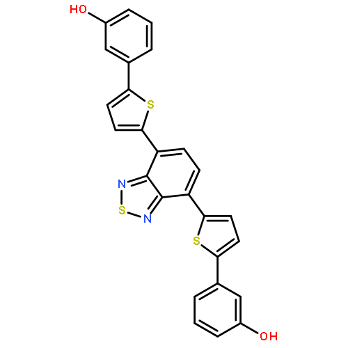 Phenol, 3,3'-(2,1,3-benzothiadiazole-4,7-diyldi-5,2-thiophenediyl)bis-