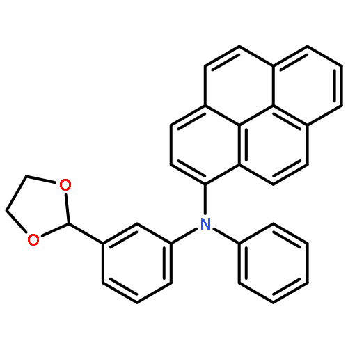 1-Pyrenamine, N-[3-(1,3-dioxolan-2-yl)phenyl]-N-phenyl-