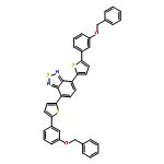 2,1,3-BENZOTHIADIAZOLE, 4,7-BIS[5-[3-(PHENYLMETHOXY)PHENYL]-2-THIENYL]-