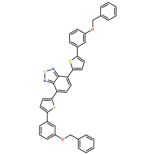 2,1,3-BENZOTHIADIAZOLE, 4,7-BIS[5-[3-(PHENYLMETHOXY)PHENYL]-2-THIENYL]-