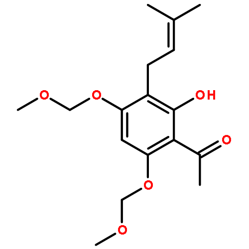 Ethanone,1-[2-hydroxy-4,6-bis(methoxymethoxy)-3-(3-methyl-2-butenyl)phenyl]-