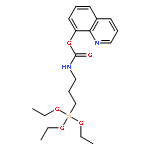 CARBAMIC ACID, [3-(TRIETHOXYSILYL)PROPYL]-, 8-QUINOLINYL ESTER