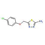 5-((4-Chlorophenoxy)methyl)-1,3,4-thiadiazol-2-amine