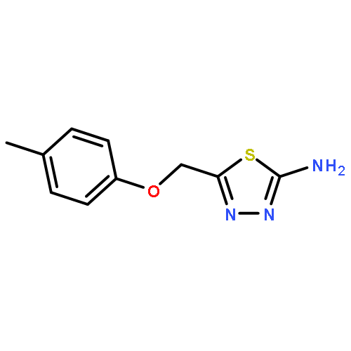 5-((p-Tolyloxy)methyl)-1,3,4-thiadiazol-2-amine