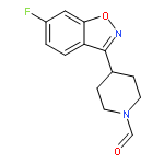 1-Piperidinecarboxaldehyde, 4-(6-fluoro-1,2-benzisoxazol-3-yl)-