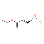 2-Propenoic acid, 3-[(2R,3R)-3-methyloxiranyl]-, ethyl ester, (2E)-rel-