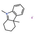 1H-Carbazolium, 2,3,4,4a-tetrahydro-4a,9-dimethyl-, iodide