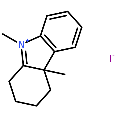 1H-Carbazolium, 2,3,4,4a-tetrahydro-4a,9-dimethyl-, iodide