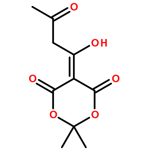 1,3-Dioxane-4,6-dione, 5-(1-hydroxy-3-oxobutylidene)-2,2-dimethyl-