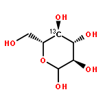 D-Glucose-4-13C (9CI)