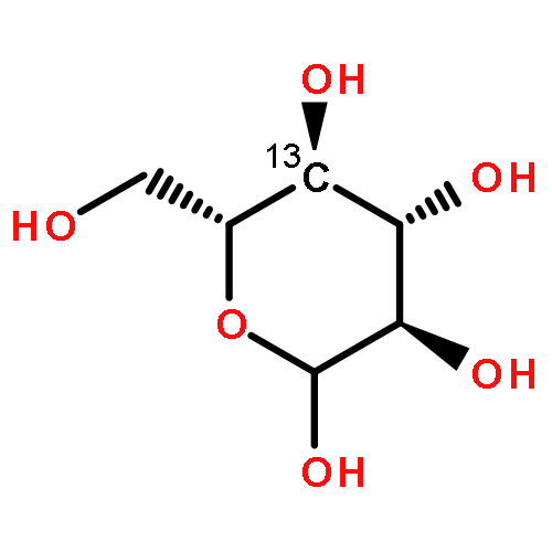 D-Glucose-4-13C (9CI)