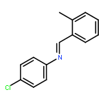 BENZENAMINE, 4-CHLORO-N-[(2-METHYLPHENYL)METHYLENE]-