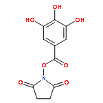 2,5-PYRROLIDINEDIONE, 1-[(3,4,5-TRIHYDROXYBENZOYL)OXY]-