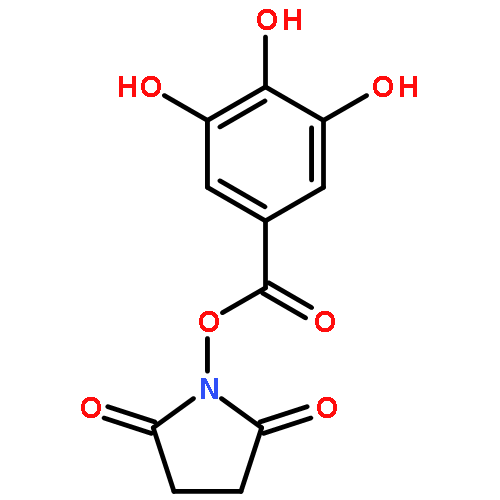 2,5-PYRROLIDINEDIONE, 1-[(3,4,5-TRIHYDROXYBENZOYL)OXY]-