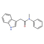 1H-INDOLE-3-ACETAMIDE, N-METHYL-N-PHENYL-