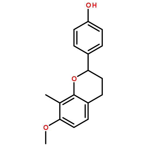 Phenol, 4-(3,4-dihydro-7-methoxy-8-methyl-2H-1-benzopyran-2-yl)-