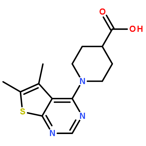 1-(5,6-Dimethyl-thieno[2,3-d]pyrimidin-4-yl)-piperidine-4-carboxylic acid