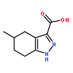 5-Methyl-4,5,6,7-tetrahydro-2H-indazole-3-carboxylic acid