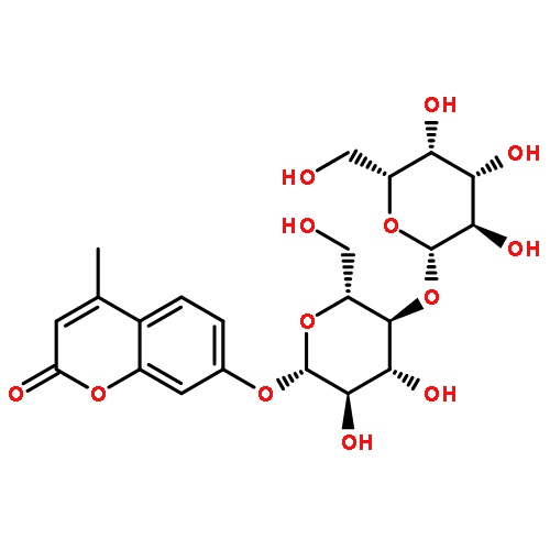 2H-1-Benzopyran-2-one,7-[(4-O-b-D-galactopyranosyl-b-D-glucopyranosyl)oxy]-4-methyl-