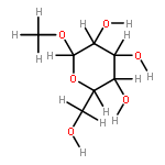 (+)-1-O-methyl glucopyranoside