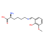 L-LYSINE, N6-[(2-HYDROXY-3-METHOXYPHENYL)METHYLENE]-