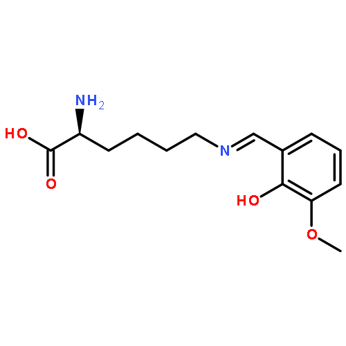 L-LYSINE, N6-[(2-HYDROXY-3-METHOXYPHENYL)METHYLENE]-