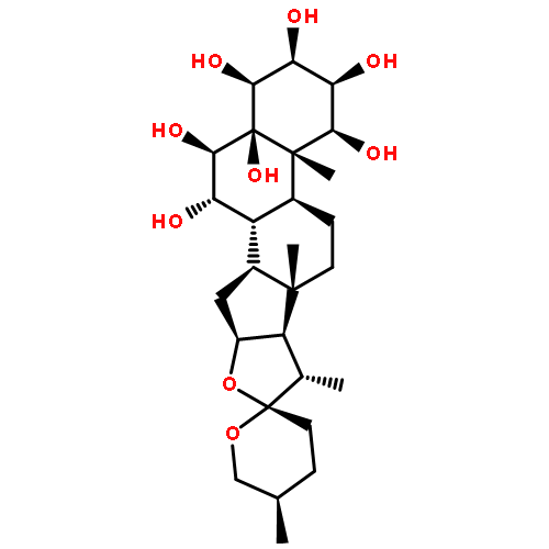 Spirostan-1,2,3,4,5,6,7-heptol, (1b,2b,3b,4b,5b,6b,7a,25R)-