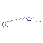 1H-Imidazolium, 1,1'-(1,9-nonanediyl)bis[2,3-dimethyl-, dibromide