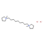 Pyrrolidinium, 1,1'-(1,9-nonanediyl)bis[1-methyl-, dibromide