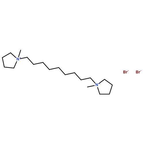 Pyrrolidinium, 1,1'-(1,9-nonanediyl)bis[1-methyl-, dibromide