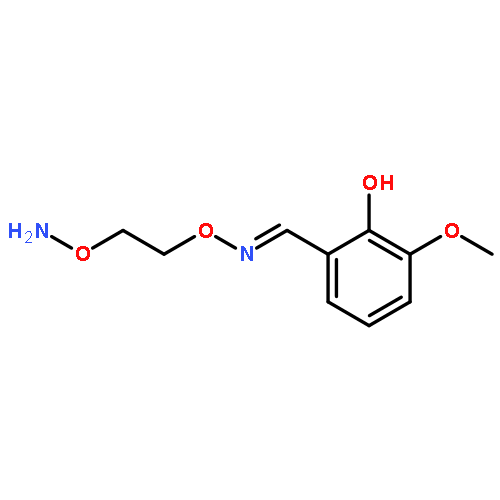 Benzaldehyde, 2-hydroxy-3-methoxy-, O-[2-(aminooxy)ethyl]oxime