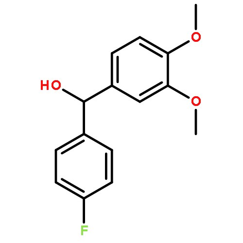 (3,4-DIMETHOXYPHENYL)-(4-FLUOROPHENYL)METHANOL