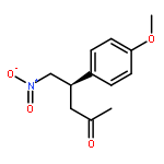 2-PENTANONE, 4-(4-METHOXYPHENYL)-5-NITRO-, (4R)-