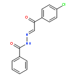 BENZOIC ACID, [2-(4-CHLOROPHENYL)-2-OXOETHYLIDENE]HYDRAZIDE