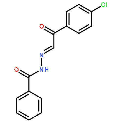 BENZOIC ACID, [2-(4-CHLOROPHENYL)-2-OXOETHYLIDENE]HYDRAZIDE