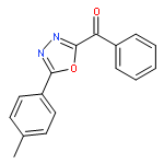 METHANONE, [5-(4-METHYLPHENYL)-1,3,4-OXADIAZOL-2-YL]PHENYL-