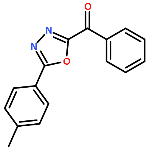 METHANONE, [5-(4-METHYLPHENYL)-1,3,4-OXADIAZOL-2-YL]PHENYL-