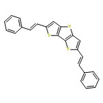 DITHIENO[3,2-B:2',3'-D]THIOPHENE, 2,6-BIS(2-PHENYLETHENYL)-