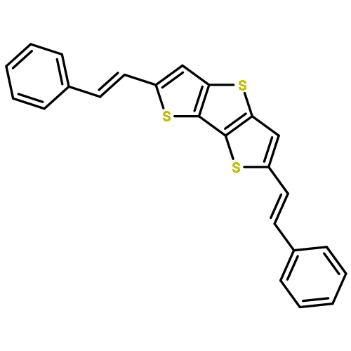 DITHIENO[3,2-B:2',3'-D]THIOPHENE, 2,6-BIS(2-PHENYLETHENYL)-