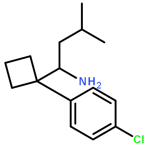 1-(1-(4-Chlorophenyl)cyclobutyl)-3-methylbutan-1-amine