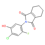 1H-Isoindole-1,3(2H)-dione,2-(4-chloro-2-fluoro-5-hydroxyphenyl)-4,5,6,7-tetrahydro-