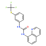 Urea, N-8-quinolinyl-N'-[3-[(trifluoromethyl)thio]phenyl]-