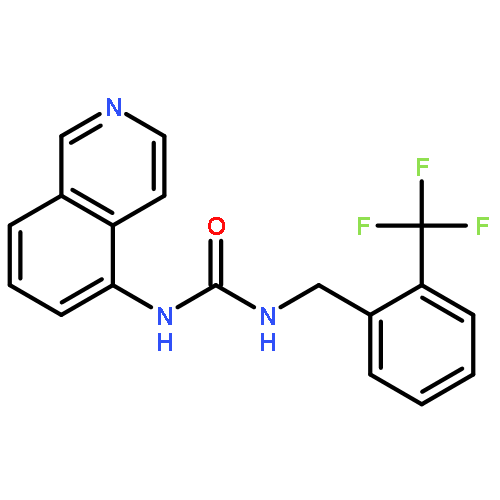 Urea, N-5-isoquinolinyl-N'-[[2-(trifluoromethyl)phenyl]methyl]-