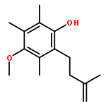 Phenol, 4-methoxy-2,3,5-trimethyl-6-(3-methyl-3-butenyl)-