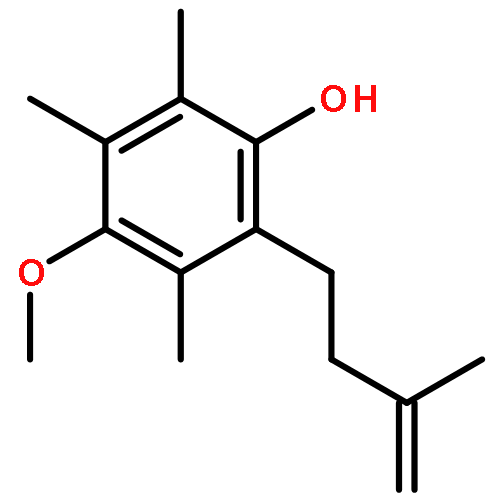 Phenol, 4-methoxy-2,3,5-trimethyl-6-(3-methyl-3-butenyl)-